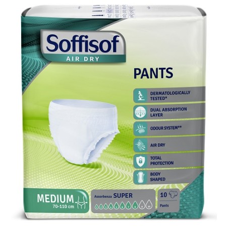 Silc Pannolone Soffisof Air Dry Pants Super Medium 10 Pezzi