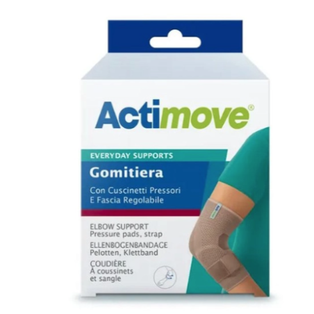 Essity Actimove Everyday Gomitiera Elastica Con Cuscinetti Pressori E Fascia Regolabile L