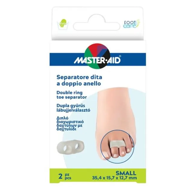 Pietrasanta Pharma Separatore Dita Master-aid Footcare Con Anello Doppio Small 2 Pezzi C10