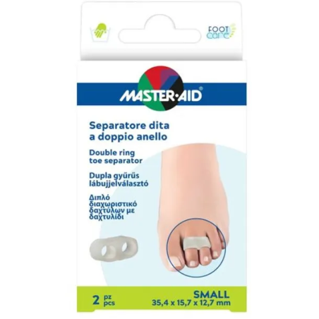 Pietrasanta Pharma Separatore Dita Master-aid Footcare Con Anello Doppio Small 2 Pezzi C10