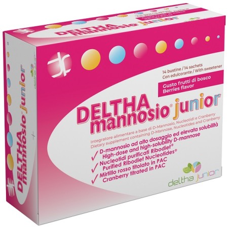 Deltha Pharma Deltha Mannosio Junior 14 Bustine