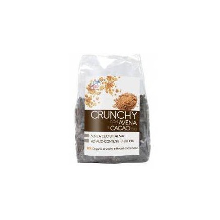 Biotobio Fsc Crunchy Con Avena E Cacao Bio Ad Alto Contenuto Di Fibre Con Olio Di Girasole Senza Olio Di Palma 375 G