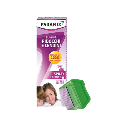 Perrigo Trattamento Pidocchi E Lendini Paranix Spray 100 Ml + Pettine