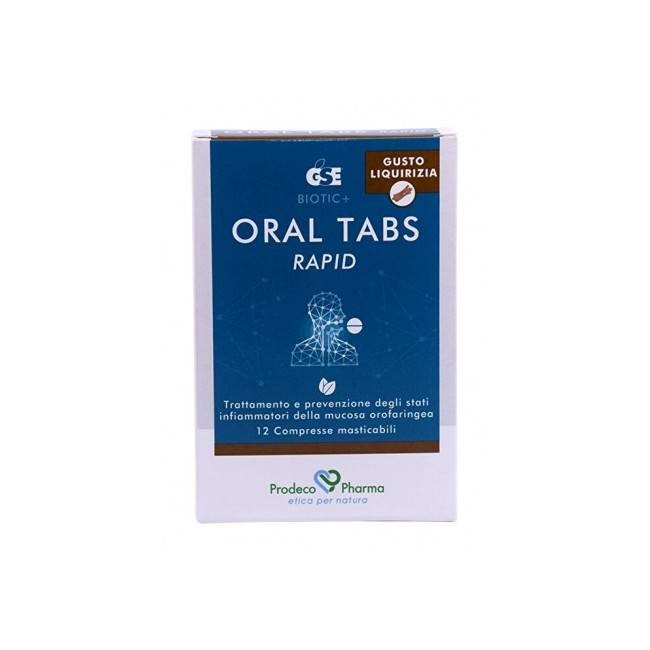 Prodeco Pharma Gse Oral Tabs Rapid Liquirizia 12 Compresse