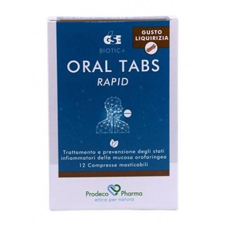 Prodeco Pharma Gse Oral Tabs Rapid Liquirizia 12 Compresse