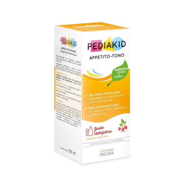 Laboratoires Ineldea Pediakid Appetito E Tono Sciroppo 125 Ml