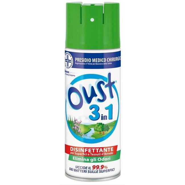 S. C. Johnson Italy Oust 3 In 1 Disinfettante Per Superfici E Tessuti D'arredo 400 Ml