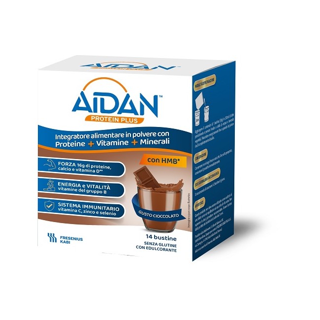 Fresenius Kabi Aidan Protein Plus Cioccolato 14 Bustine