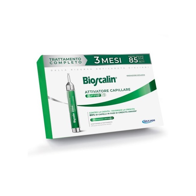 Bioscalin Attivatore Capillare iSFRP-1 SF contro la caduta dei capelli 2 x 10 ml