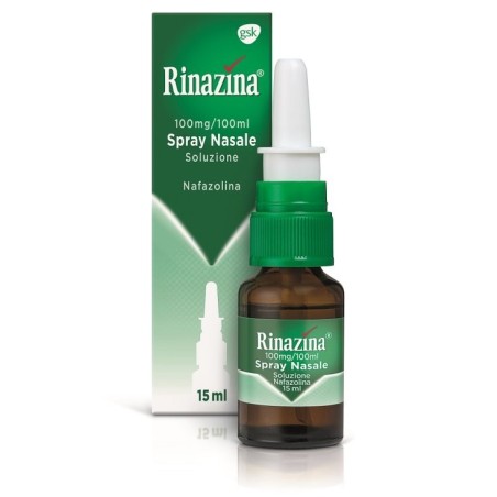 Rinazina 1 mg/ml Spray nasale con Nafazolina 15 ml