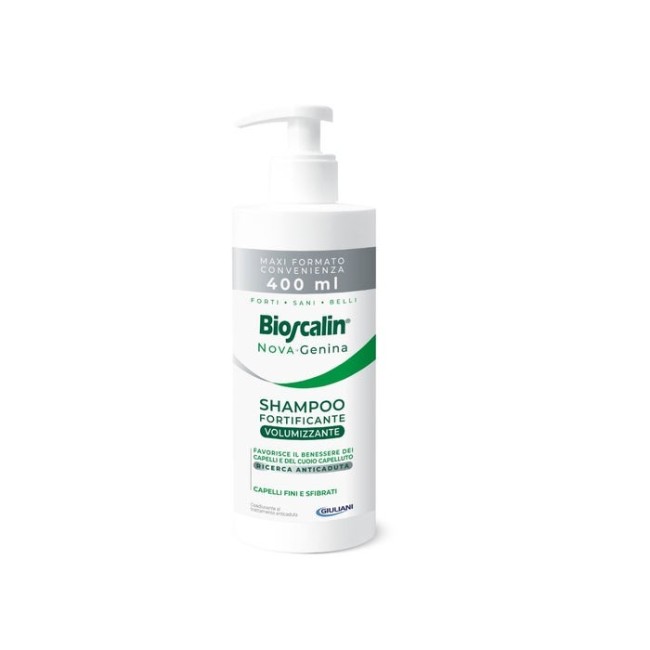 Bioscalin Nova Genina Shampoo volumizzante e fortificante Maxi Formato 400 ml