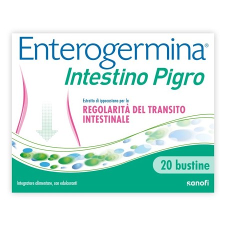 Enterogermina Intestino Pigro Integratore per il benessere intestinale 20 bustine