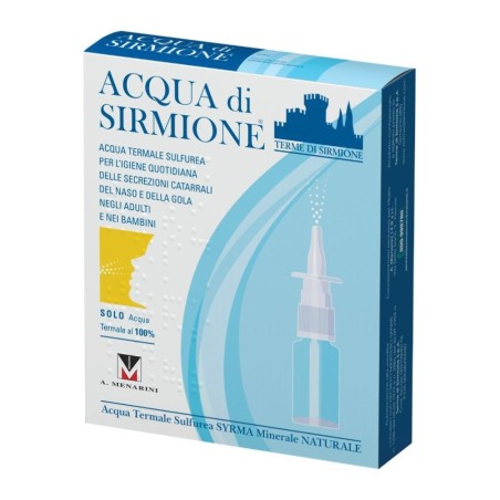 Acqua di Sirmione Spray Nasale con Acqua Termale Sulfurea 6 fiale x 15 ml