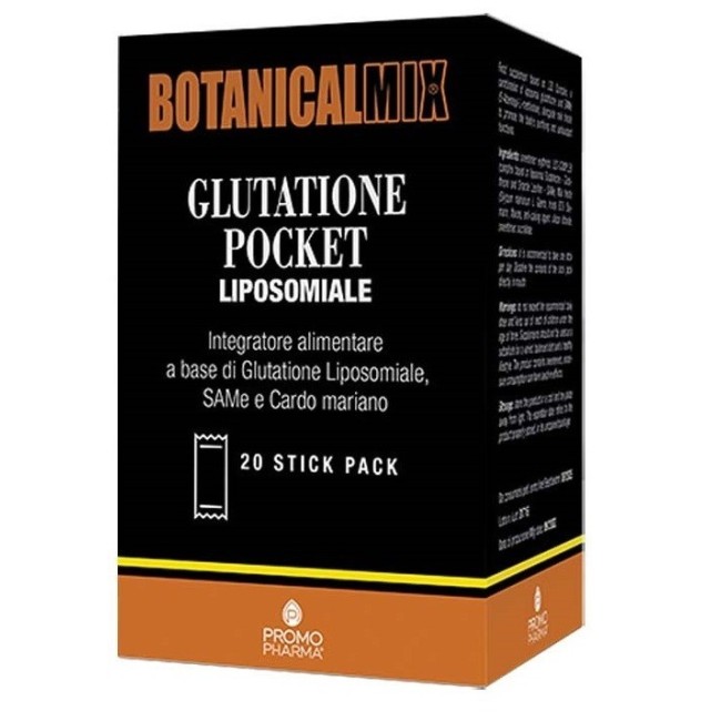 Promopharma Botanicalmix Glutatione Pocket Liposomiale 20 Stick Da 2 G