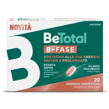 Be-total B Fase Integratore energetico a rilascio prolungato 20 Compresse