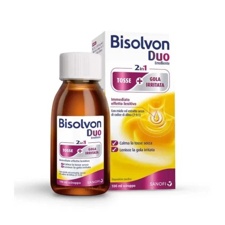 Bisolvon Duo Sciroppo emolliente per tosse secca 100 ml