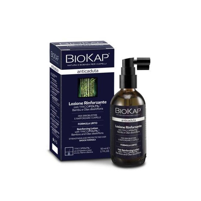 Bios Line Biokap Lozione Rinforzante Anticaduta Con Tricofoltil Nuova Formula 50 Ml