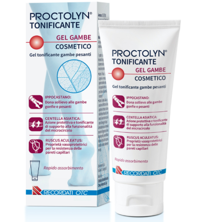 Recordati Proctolyn Tonificante Gel Gambe 100 Ml