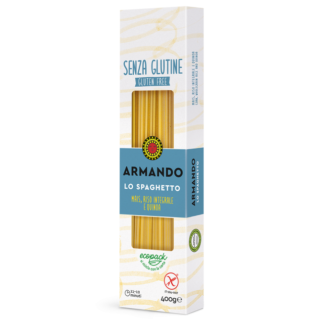 De Matteis Agroalimentare Il Gluten Free Di Armando Lo Spaghetto Mais Riso Integrale E Quinoa 400 G