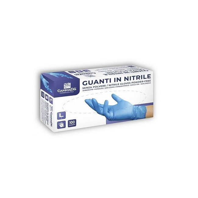 Gammadis Farmaceutici Guanti Nitrile Senza Polvere Small 100 Pezzi