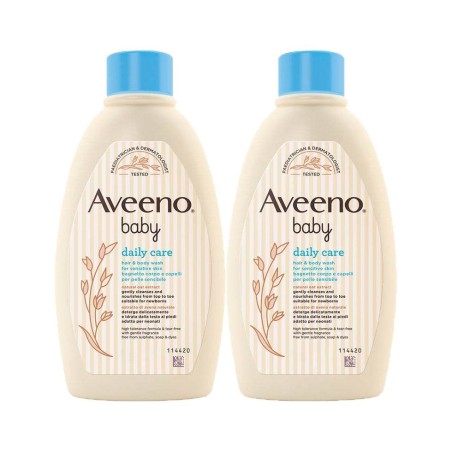 Johnson & Johnson Aveeno Baby Bagnetto Testa Piedi 250 Ml Bundle