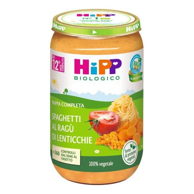 Hipp Spaghetti Ragu' Di Lenticchie 250 G