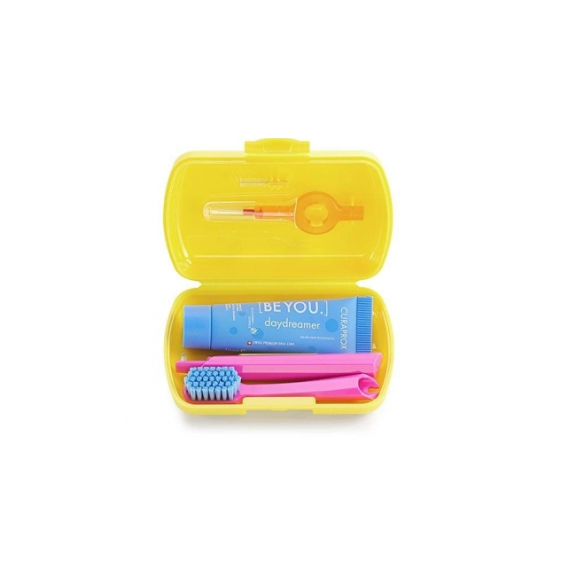 Curaden Healthcare Curaprox Travel Set Yellow