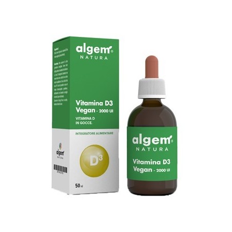 Algem Natura Vitamina D3 Vegan 2000 Ui 50 Ml