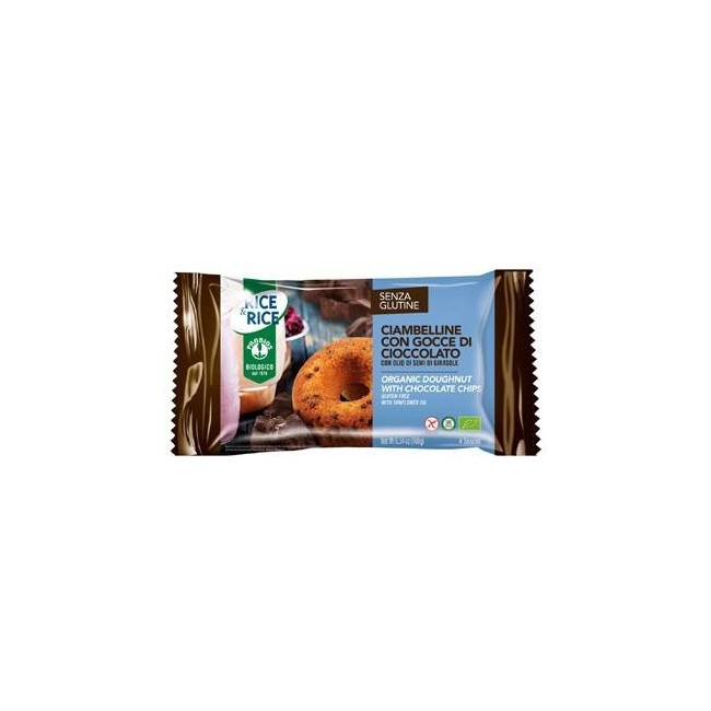 Probios Societa' Benefit Rice&rice Ciambelline Con Gocce Di Cioccolato 4 X 45 G