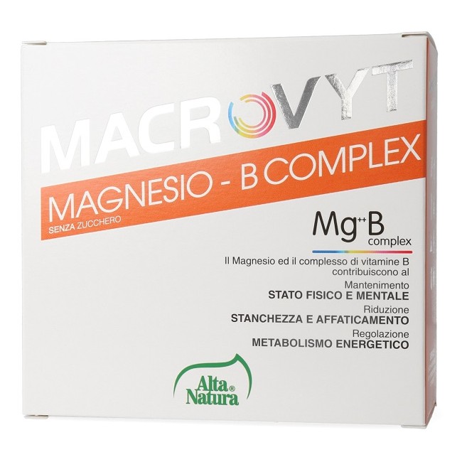 Alta Natura Macrovyt Magnesio B Complex 18 Bustine