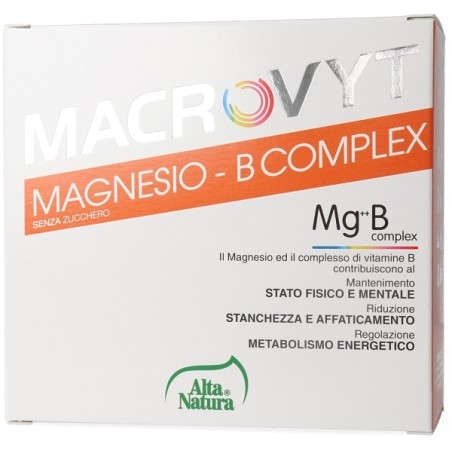 Alta Natura Macrovyt Magnesio B Complex 18 Bustine