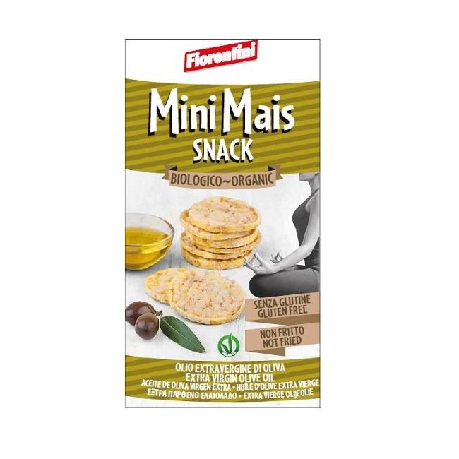 Fiorentini Alimentari Bio Mini Snack Gallette Di Mais All'olio Extravergine D'oliva 50 G