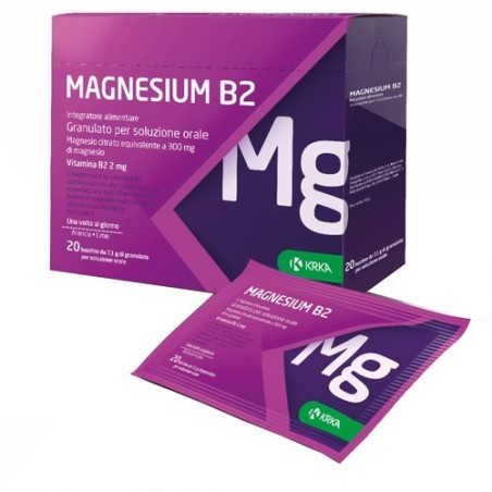 Krka Magnesium B2 300/2mg 20 Bustine