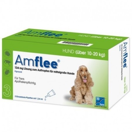 Krka Amflee 134 Mg Soluzione Spot-on Per Cani Di Taglia Media