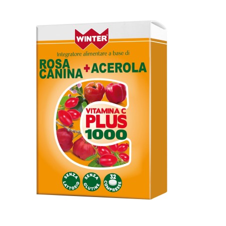 Gdp - General Dietet. Pharma Winter Vitamina C Plus 1000 Rosa Canina + Acerola 32 Compresse