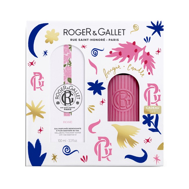 Roger & Gallet Roger&gallet Set Natale Rose 100 Ml + Candela