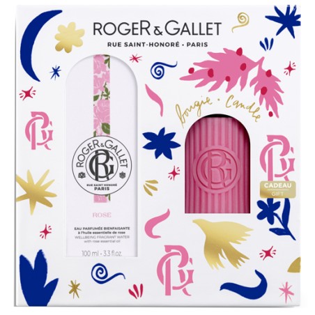 Roger & Gallet Roger&gallet Set Natale Rose 100 Ml + Candela