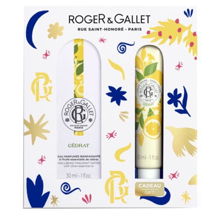 Roger & Gallet Roger&gallet Set Natale Cedrat Eau De Toilette 30 Ml + Crema Mani 30 Ml