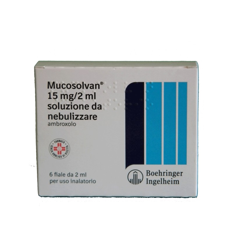 Opella Healthcare Italy Mucosolvan 15 Mg/2 Ml Soluzione Da Nebulizzare Ambroxolo