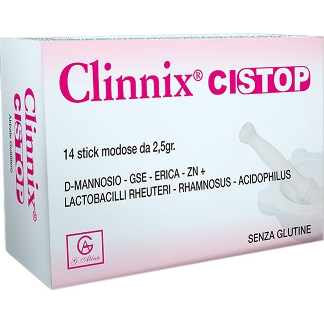 Abbate A&v Pharma Clinderm Cistop 14 Bustine Stick Pack Monodose Astuccio 35 G