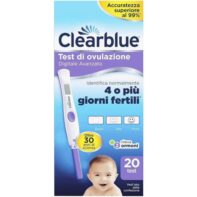 Procter & Gamble Test Di Ovulazione Clearblue Avanzato 20 Pezzi