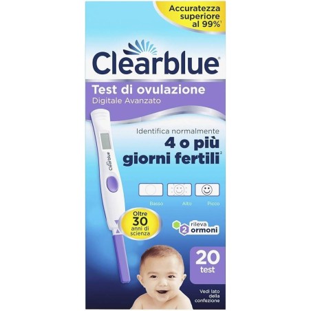 Procter & Gamble Test Di Ovulazione Clearblue Avanzato 20 Pezzi