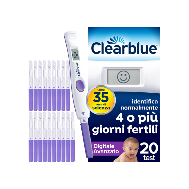 Procter & Gamble Test Di Ovulazione Clearblue Base 20 Pezzi