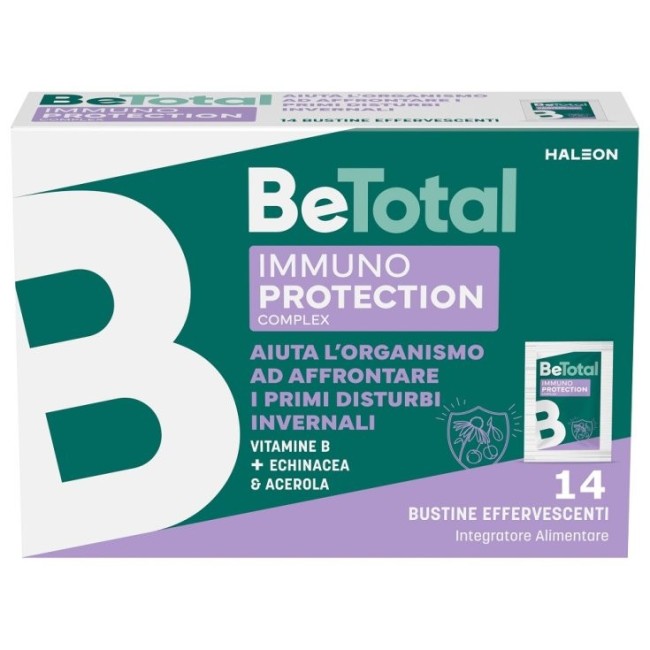 Be-Total Immuno Protection Integratore per le difese immunitarie ed energia 14 bustine effervescenti da 3,5 g