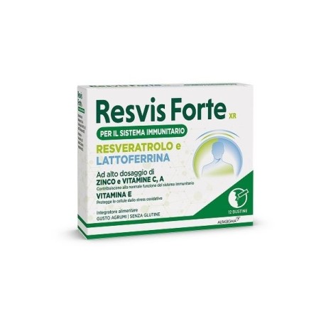 Resvis Forte XR Biofutura Integratore per il supporto immunitario 12 bustine orodispersibili