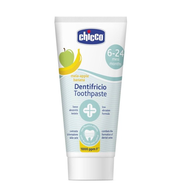 Chicco Dentifricio 6 Mesi+ Melabanana Con Fluoro 50 Ml