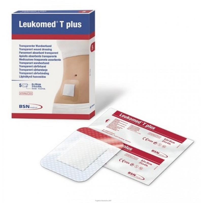 Essity Italy Leukomed T Plus Medicazione Post-operatoria Trasparente Impermeabile 10x25 Cm