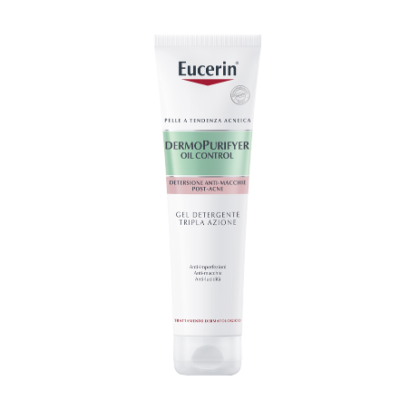 Beiersdorf Eucerin Dermopurifyer Gel Detergente Tripla Azione 150 Ml