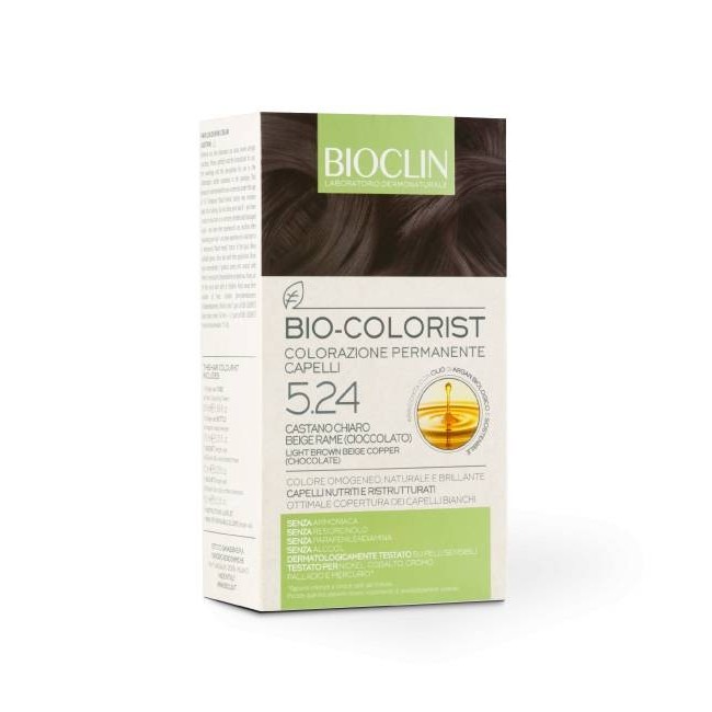 Istituto Ganassini Bioclin Bio Colorist 5,24 Castano Chiaro Beige Rame Cioccolato