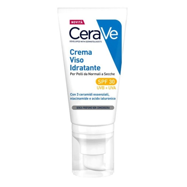 CeraVe Crema idratante per il viso SPF30 24 Ore con Acido Ialuronico 52 ml